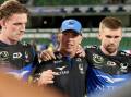 Western Force coach Simon Cron (centre) wants his players to embrace the rugby lifestyle in Fiji. (Richard Wainwright/AAP PHOTOS)