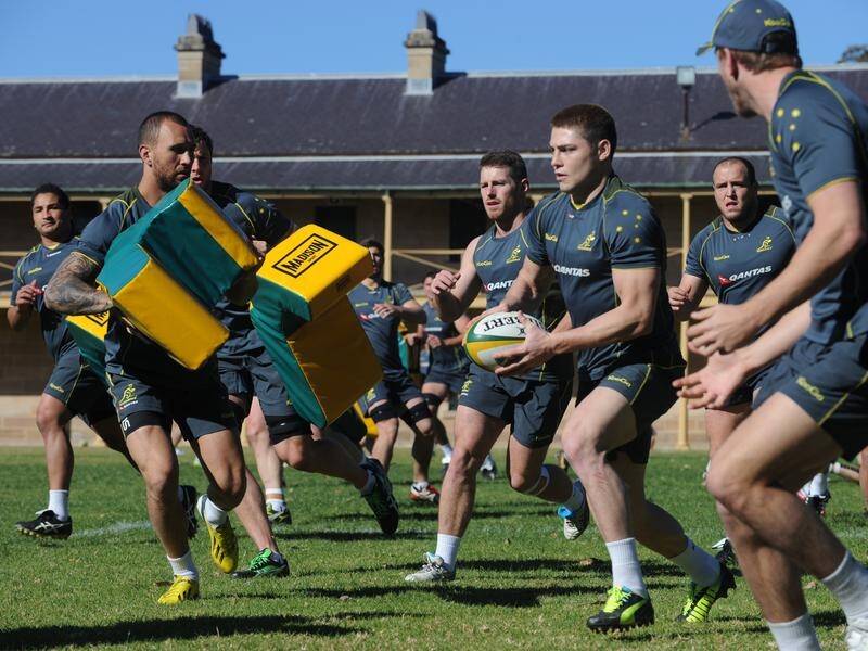 Quade Cooper (l) and James O'Connor (centre right) have brought plenty of experience to Australia.