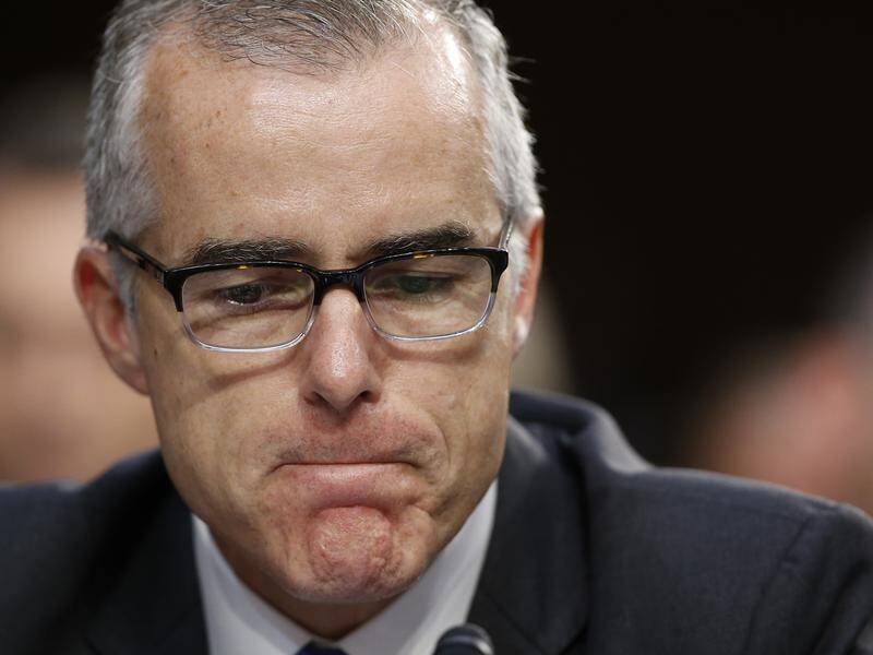 A file on ex-FBI deputy director Andrew McCabe has been referred to the US Attorney, a source says.