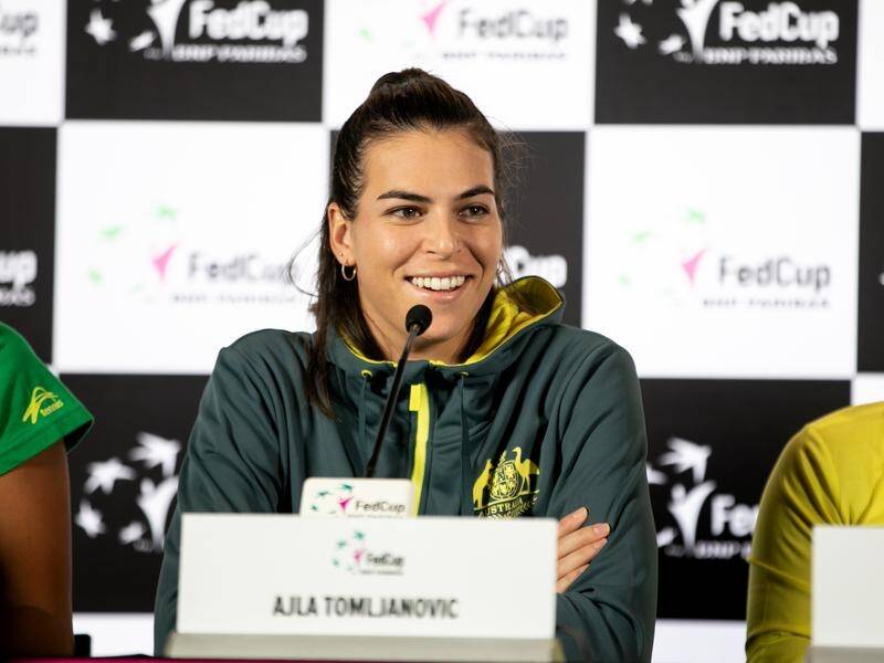Ajla Tomljanovic says she's ready to step up for a singles spot for Australia in the Fed Cup final.