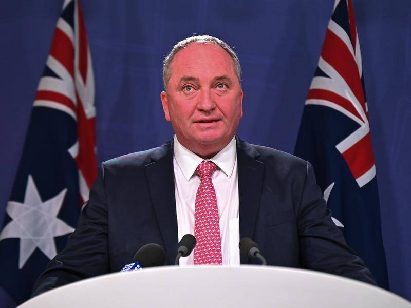 Barnaby Joyce says he has apologised to the prime minister for calling him a liar in a leaked text.