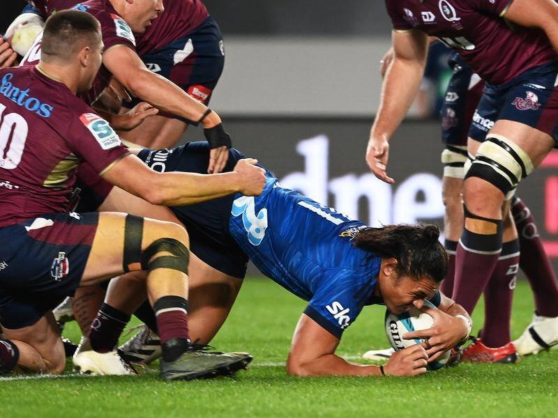 The Blues have trounced the Queensland Reds 53-26 in their Super Rugby Pacific clash at Eden Park.