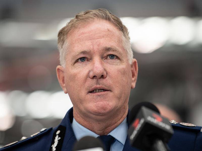 NSW Police Commissioner Mick Fuller is due to march off the parade ground for a last time on Friday.