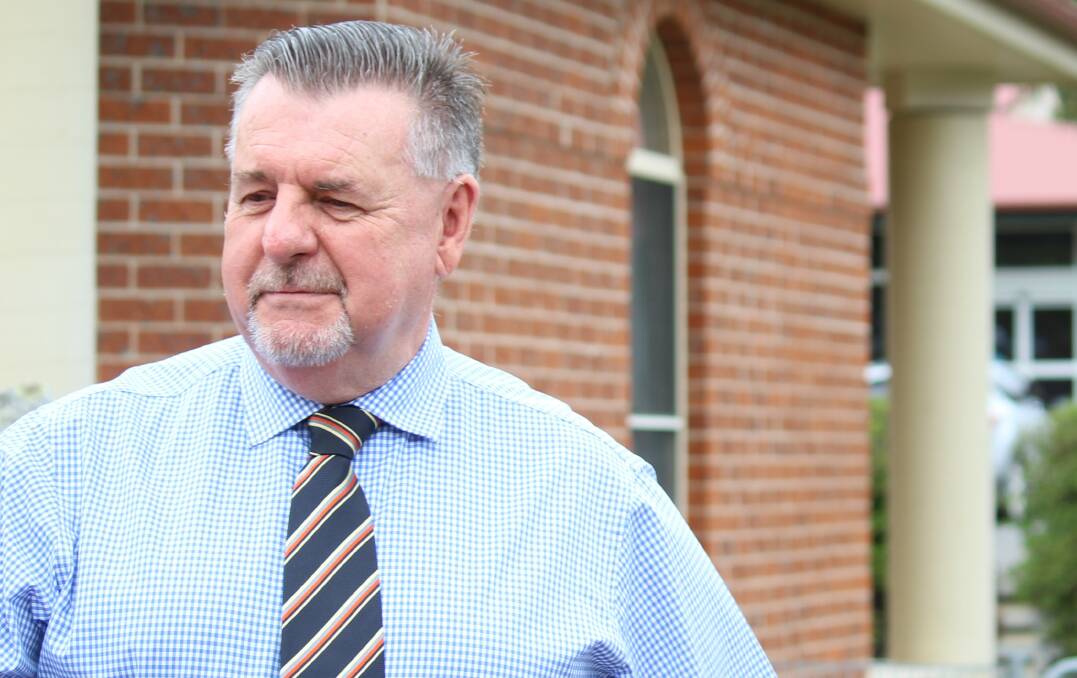 WATER: Uralla Mayor Michael Pearce said the town's supply of water is down to just over 50 per cent, so water restrictions need to be adhered to.