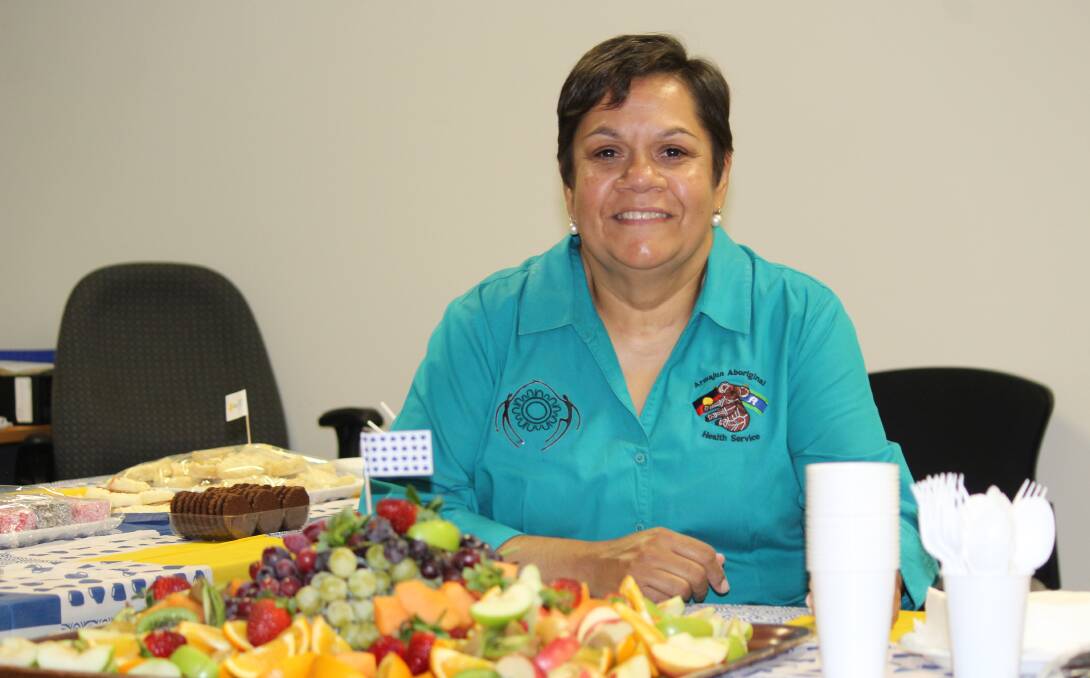 FUNDING: Rebecca Waters was one organiser of Thursday's Biggest Morning Tea held at the Armajun Aboriginal Health Clinic.