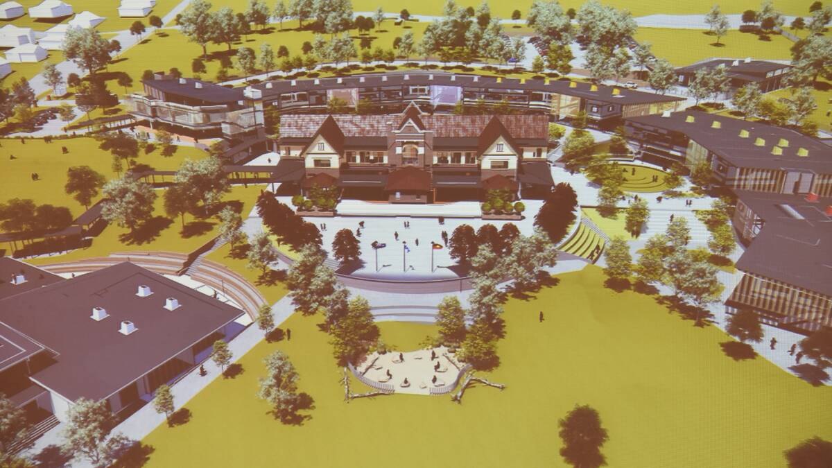 An artist's impression of the Armidale Secondary College.