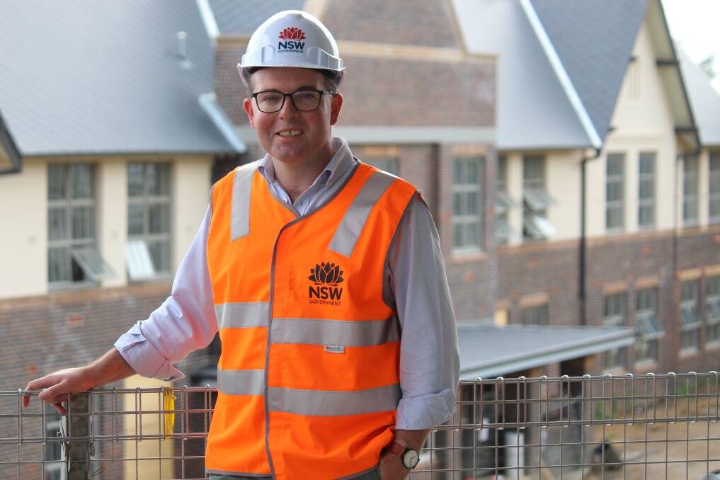 TOUR: Member for Northern Tablelands Adam Marshall inspected the new construction.