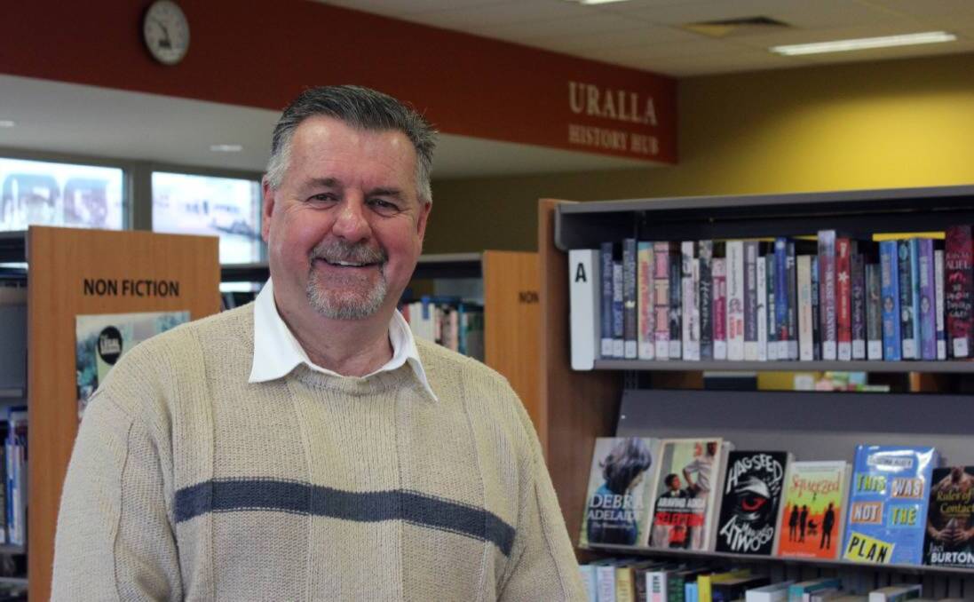 UPGRADE?: Uralla Shire Council Mayor Michael Pearce thinks the Uralla Library and the Visitor Information Centre need more space to cope with their increased use.