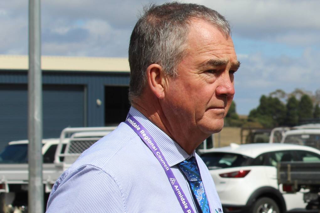 FEES ARRIVING: Armidale Mayor Simon Murray thinks the whole region should contribute to parking fees at the Armidale Regional Airport