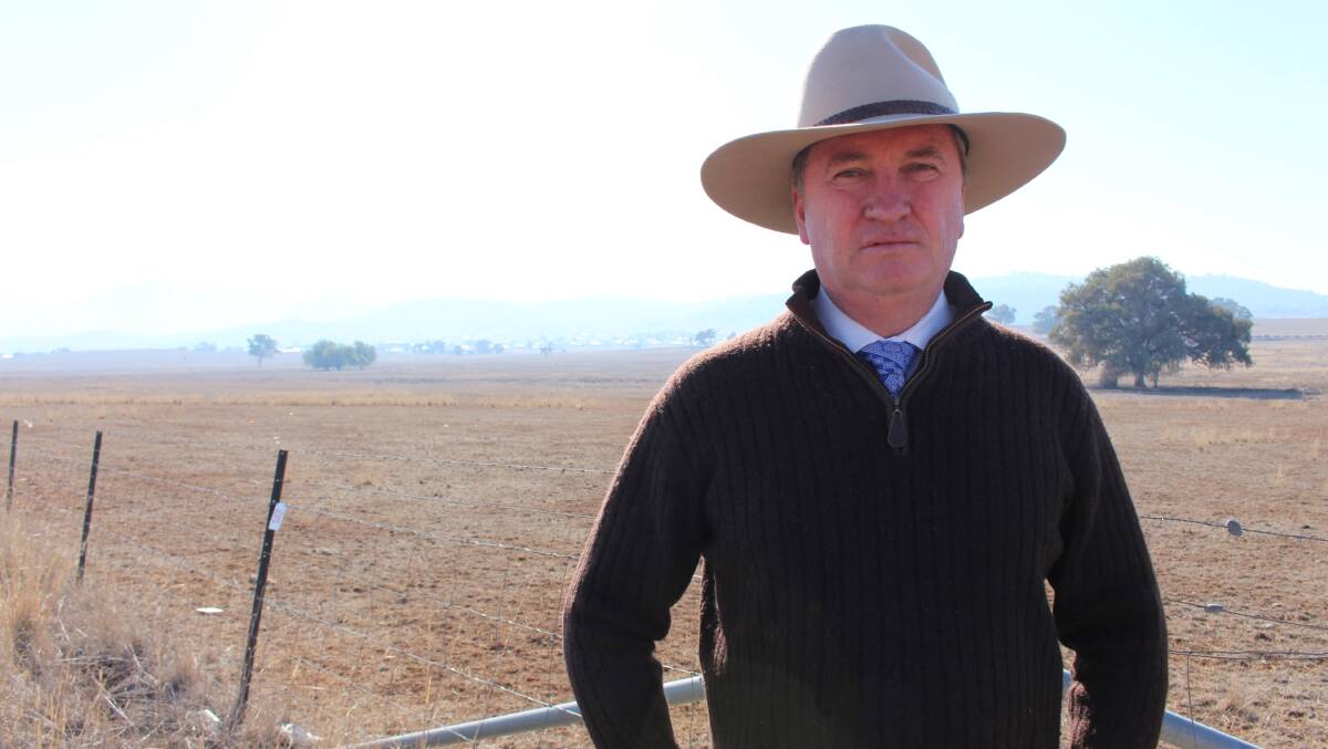 FUNDING ANNOUNCEMENT: Member for New England Barnaby Joyce welcomed the extra funding from the Federal Government.