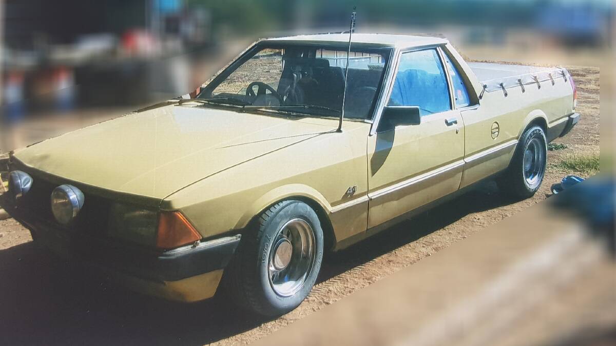 SEARCH: Police are looking for information about this Ford Falcon Ute. They suspect it is somewhere in Queensland.