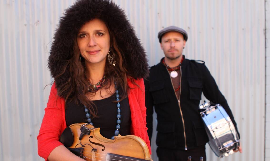 LIVE GIG: Willow Stahlut and Linden Lester are The Imprints.