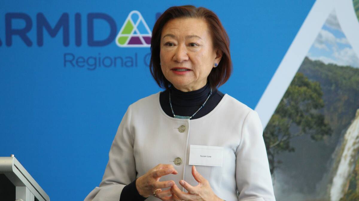 ALMOST THERE: Armidale Regional Council CEO Susan Law was pleased with Armidale's reduction in water use.