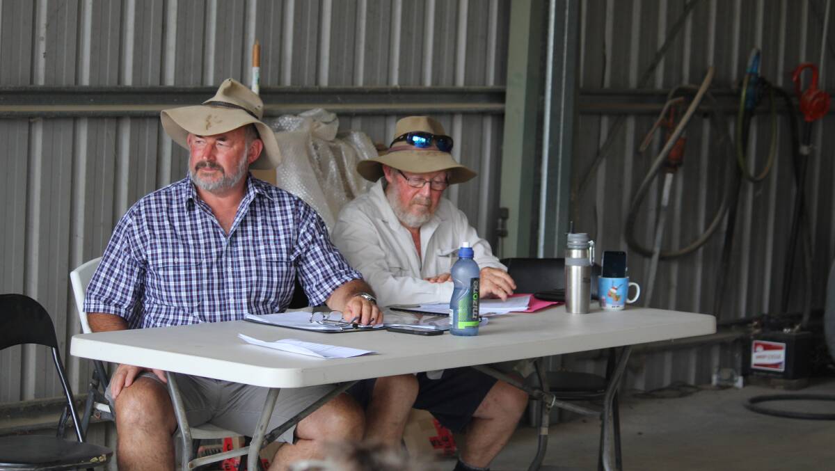 DISCUSSIONS: Chair of Lower Creek Local Area Committee Morgan Tomppson and deputy chair Steve Holden ran the meeting on Saturday afternoon.