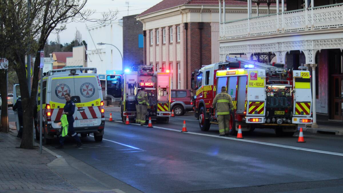 Emergency services called out to the Imperial Hotel.