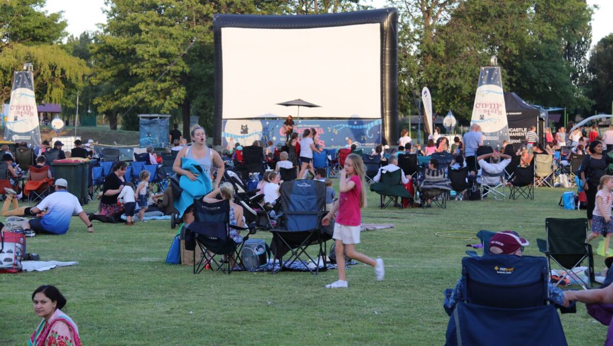 OUTDOOR FILM: Cinema Under the Stars attracted a large audience in 2017, but was unfortunately rained out the following year.