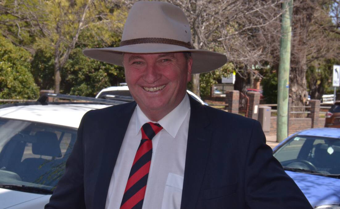 FUNDING: Member for New England Barnaby Joyce was very pleased the region would benefit from additional facilities for radiation treatment for cancer patients.
