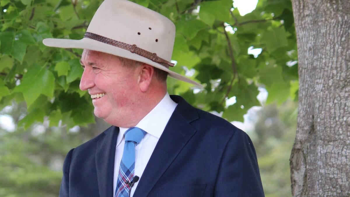 FAVOURITE: Member for New England Barnaby Joyce remains the bookies favourite for Election 2019.