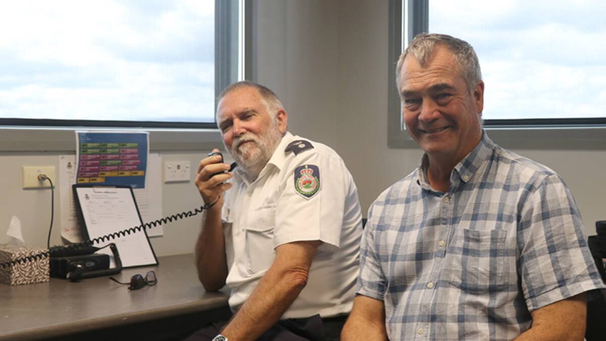 CALL OUT: NSW Rural Fire Service zone manager Superintendent Steve Mepham and Armidale Regional Council Mayor Simon Murray.