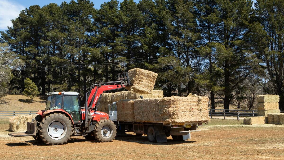 FODDER: LLS has delivered 1350 bales of hay to local fire grounds from NSW and interstate in a huge logistical exercise
