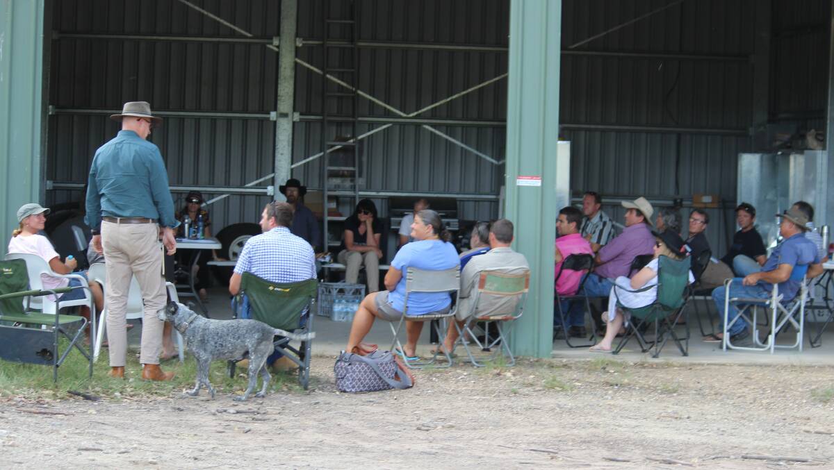 About 20 residents from Lower Creek attended a meeting in the RFS shed on Saturday afternoon.