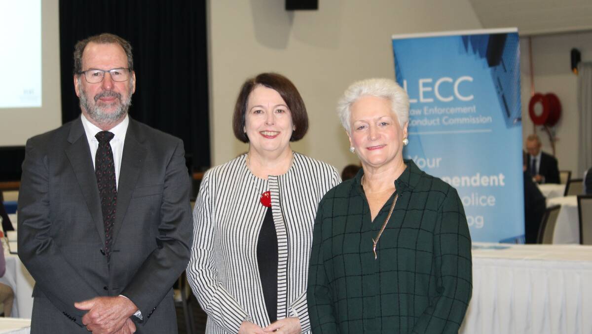 REPRESENTATIVES: NSW Ombudsman Michael Barnes, NSW ICAC commissioner Patricia McDonald and commissioner for integrity for LECC the Hon Lea Drake.