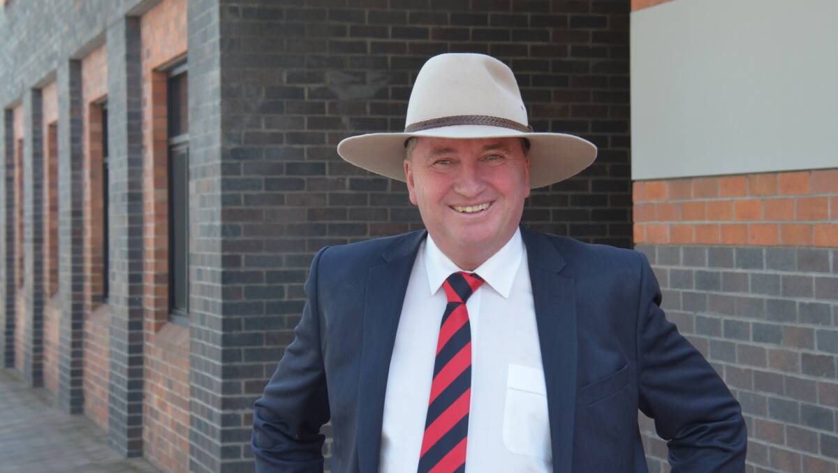 FUNDING: Member for New England Barnaby Joyce welcomed more funding for councils in this district.
