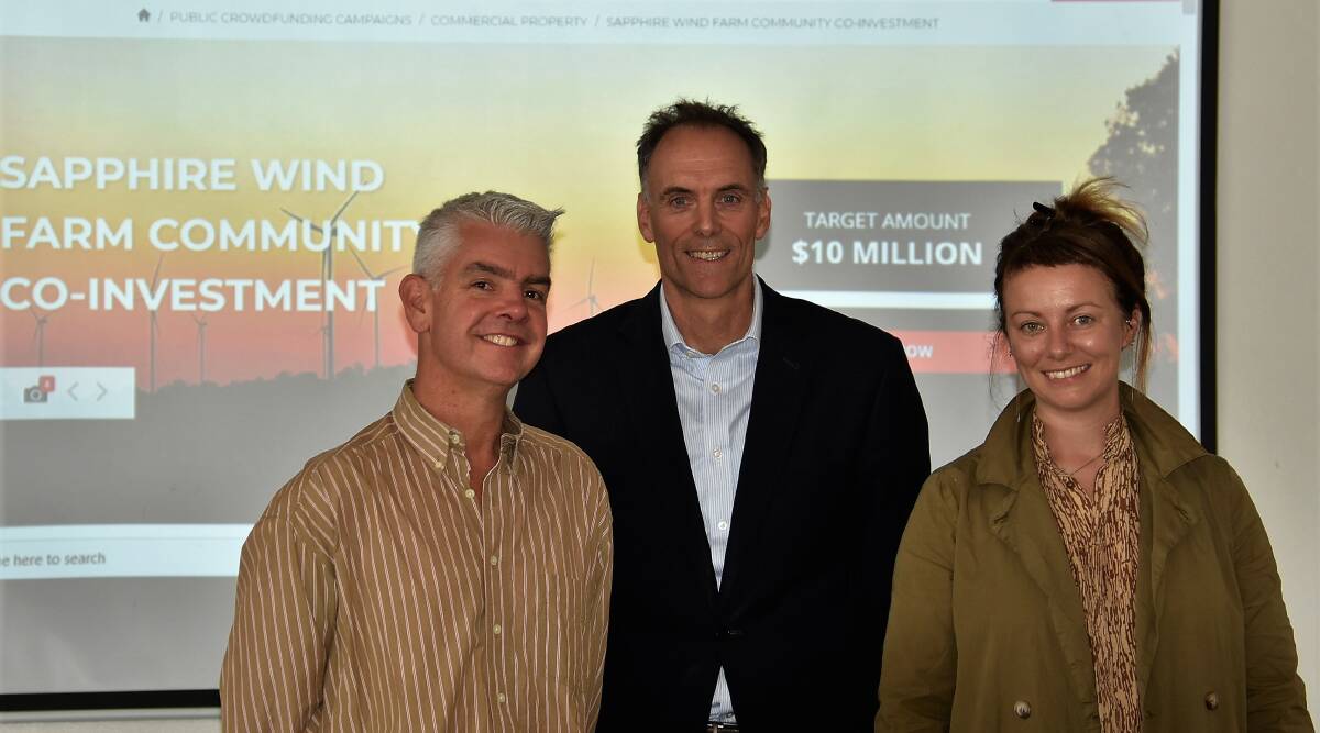 GREAT INTEREST: Adam Blakester from Starfish Initiatives, director of Domacom  Ross Laidlaw and CWP consultant Taryn Lane have a co-investment target of $10 million.