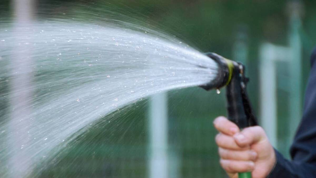 Fixed hose and sprinklers will be restricted to use between 6pm and 8pm