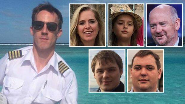 The victims of the New Year's Eve crash, including engaged couple Richard Cousins and Emma Bowden, their children, and pilot Gareth Morgan.  
