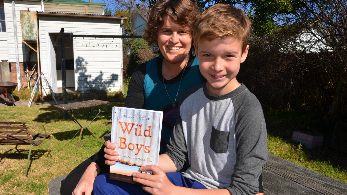 INTO THE WILD: Author Helena Pastor with her youngest son who appears as “Freddie” in the book.