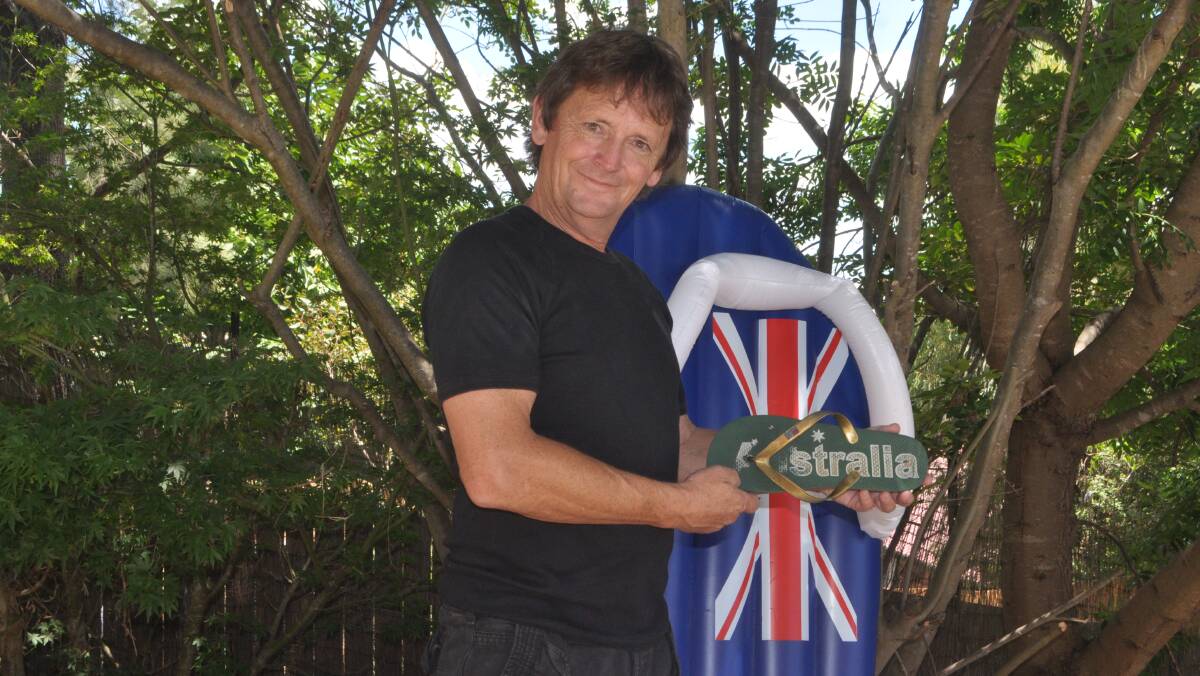 HOPEFUL: Martial arts expert and world record breaker Anthony Kelly will lead the thong toss in Armidale’s Civic Park in an attempt to break a world record.