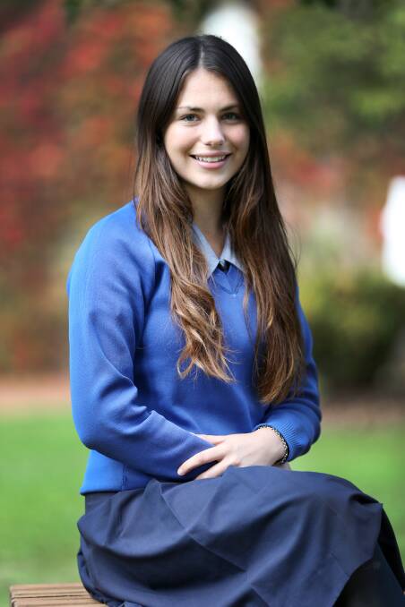 O'Connor Catholic College student Olivia Moore. 
