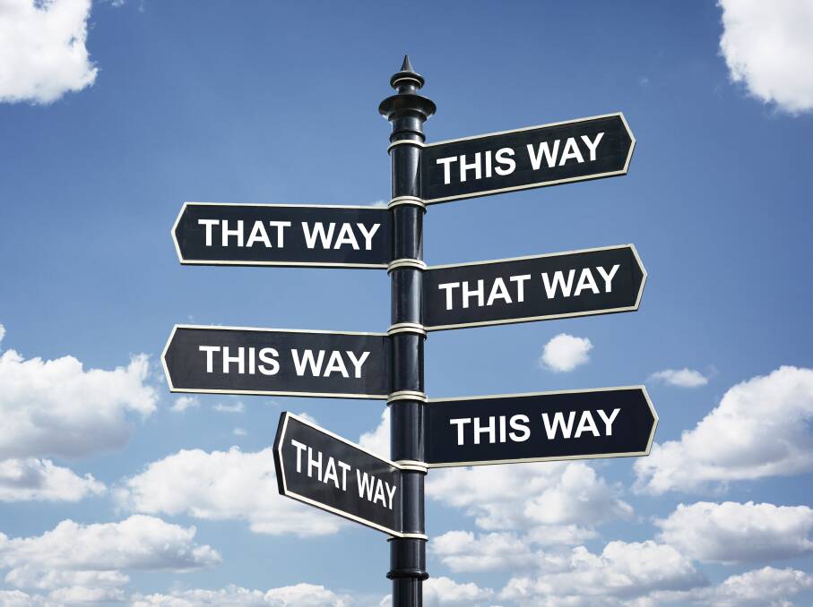 Negotiation: Text can include street signs, the arrangement of flowers in a garden or the layout of a new subdivision.