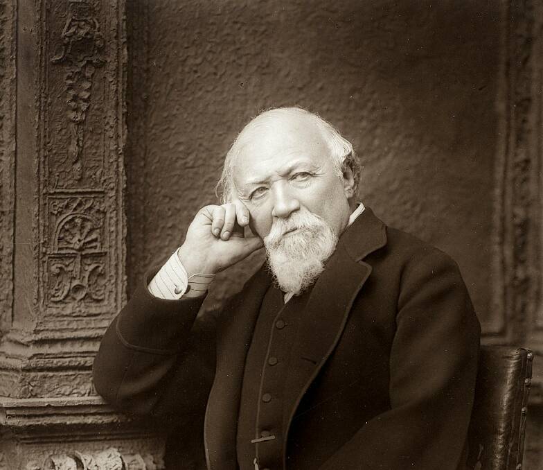 Unlikely friendship: The English poet Robert Browning was a friend of the Clarence River squatter Edward Ogilvie.