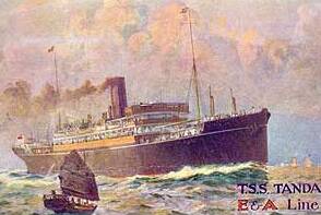 Final chapter: The SS Tanda, the ship that carried Harry Freame to his death.