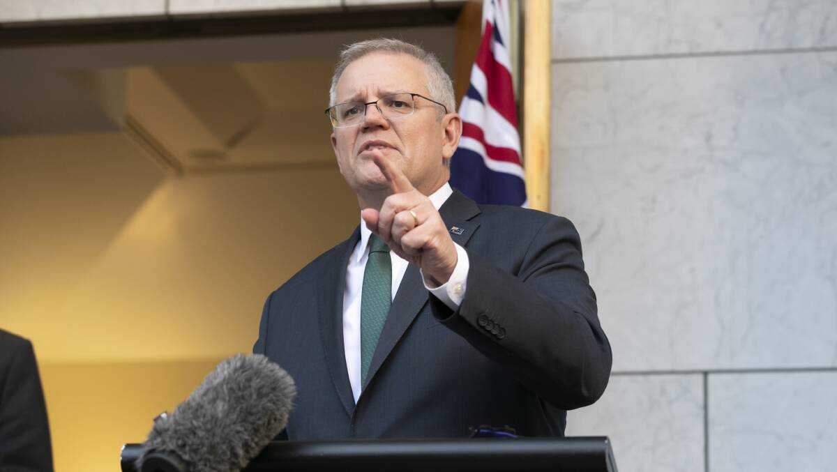 Australian Prime Minister Scott Morrison.Picture: Keegan Carroll