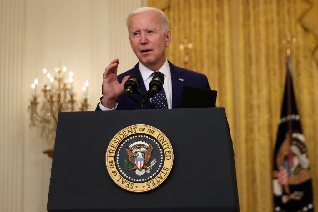 US President Joe Biden will host a climate leaders summit. Picture: Getty Images