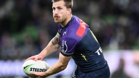 Cameron Munster concedes he's yet to hit his straps after a late start for the Storm this season. (Joel Carrett/AAP PHOTOS)